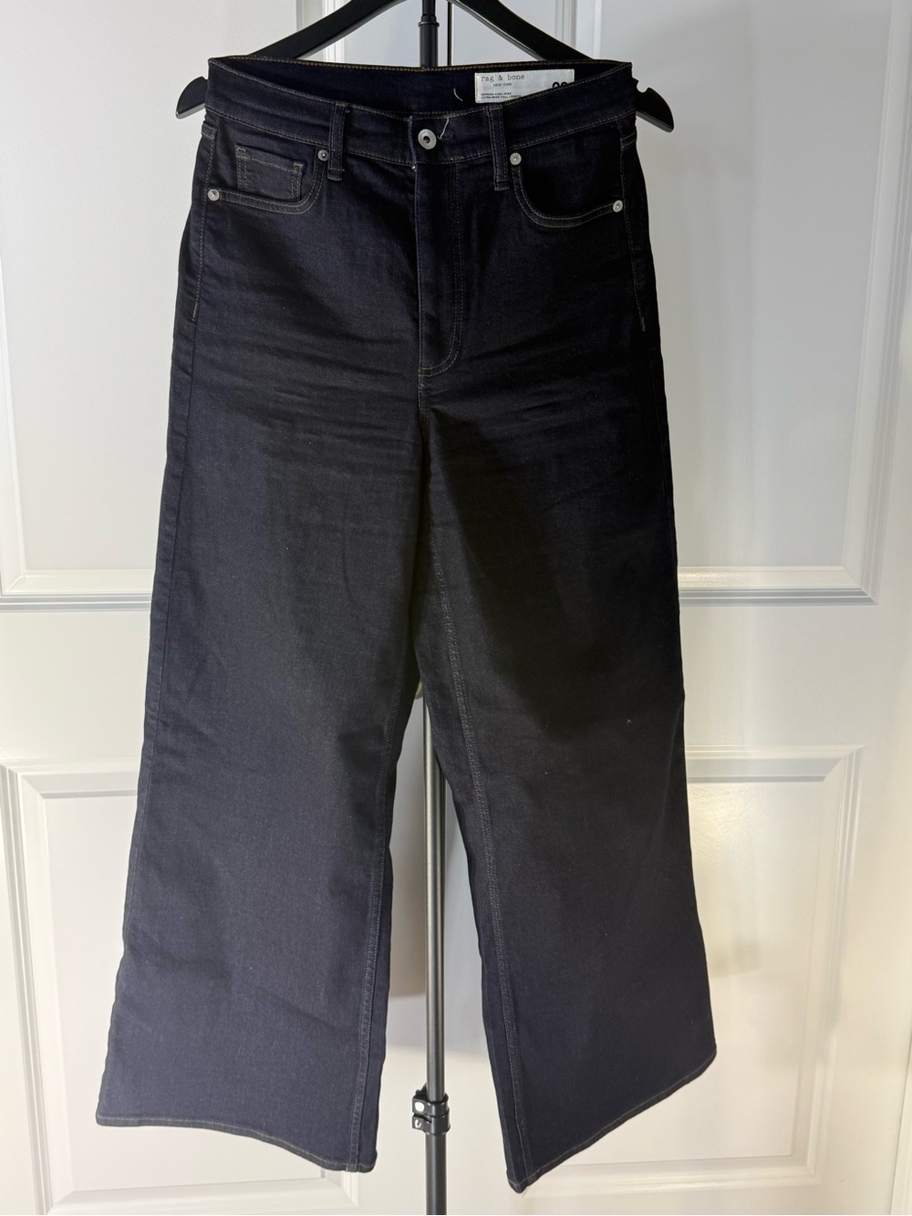 Rag & Bone Serena High-Rise Ultra Wide Full Length Jeans